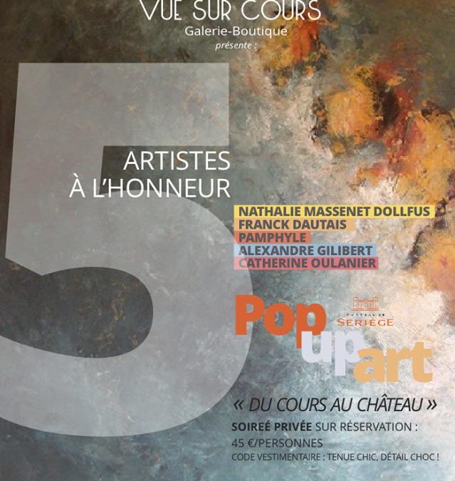 pop up art seriege aude herault